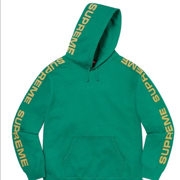 Supreme Other - Supreme Metallic Rib Hooded Sweatshirt